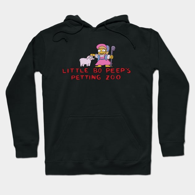 Little Bo Peeo's Petting Zoo Hoodie by saintpetty